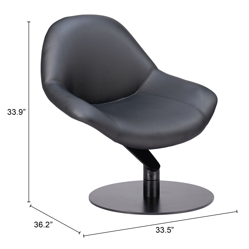 POOLE ACCENT CHAIR BLACK
