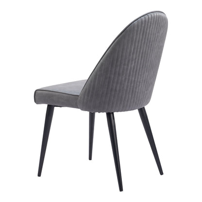 SILLOTH ARMLESS DINING CHAIR GRAY