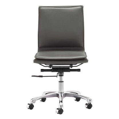 LIDER PLUS ARMLESS OFFICE CHAIR GRAY