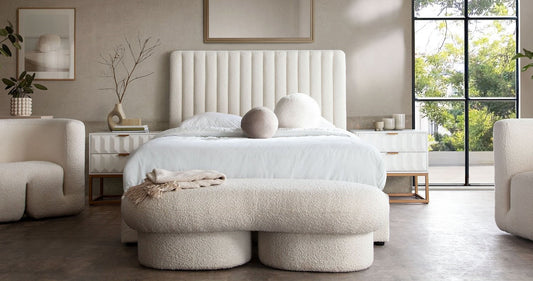 BROOKE BOUCLE PLATFORM BED
