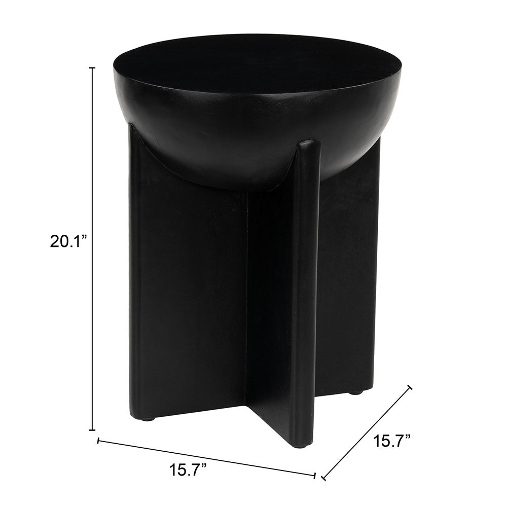 TUME SIDE TABLE BLACK