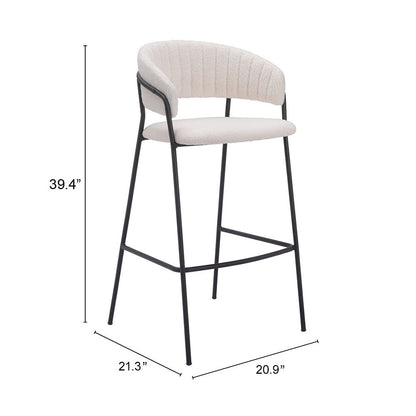 JOSEPHINE BARSTOOL CREAM
