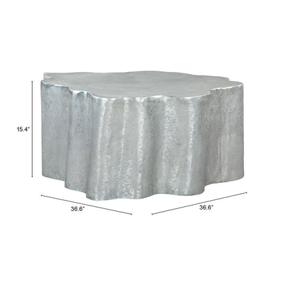 KORTHA COFFEE TABLE ANTIQUE SILVER