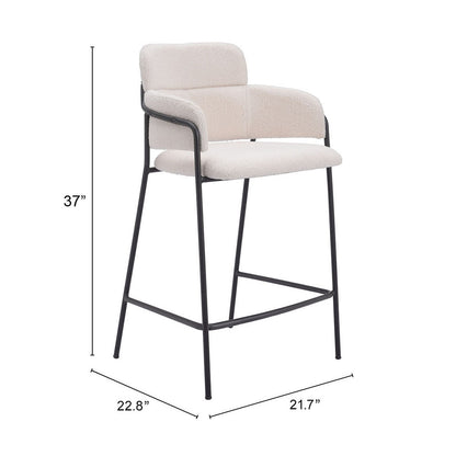 MARCEL COUNTER STOOL CREAM