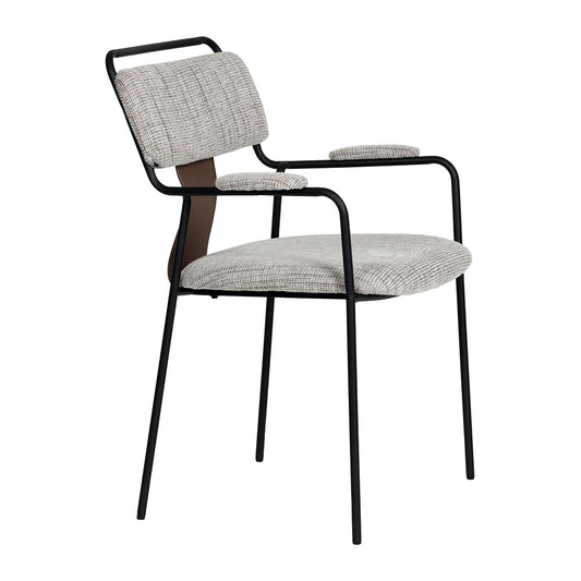 COUVA DINING CHAIR GRAY TWEED