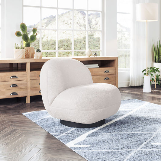 MYANMAR ACCENT CHAIR CREAM