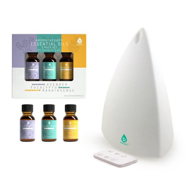 The Cloud Mist | Remote-Controlled Ultrasonic Diffuser & Essential Trio