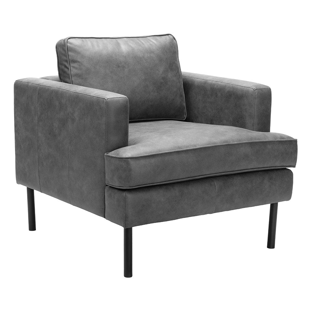 DECADE ARMCHAIR VINTAGE GRAY