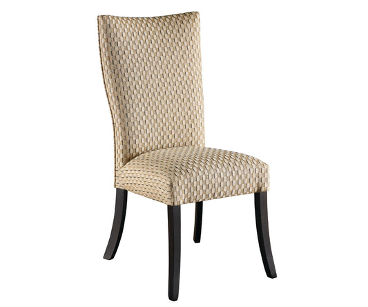 BEAUMONT CONCAVED TOP SIDE CHAIR