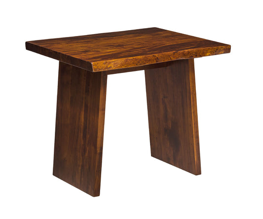 LIVE EDGE PANEL BASE END TABLE