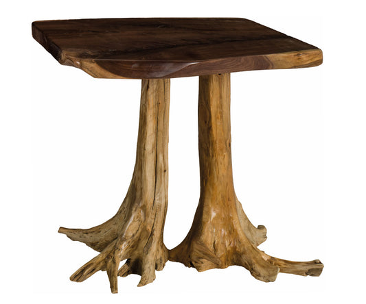 LIVE EDGE STUMP BASE END TABLE
