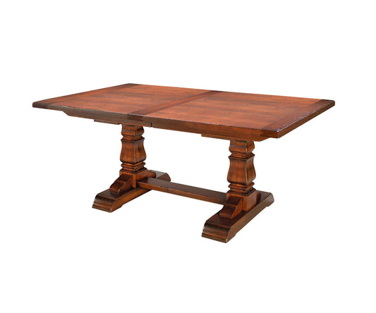 PROVINCIAL COTTAGE EXTENSION TABLE W/ BREADBOARD ENDS