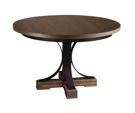 STUDIO ROUND DINING TABLE WITH PEDESTAL BASE