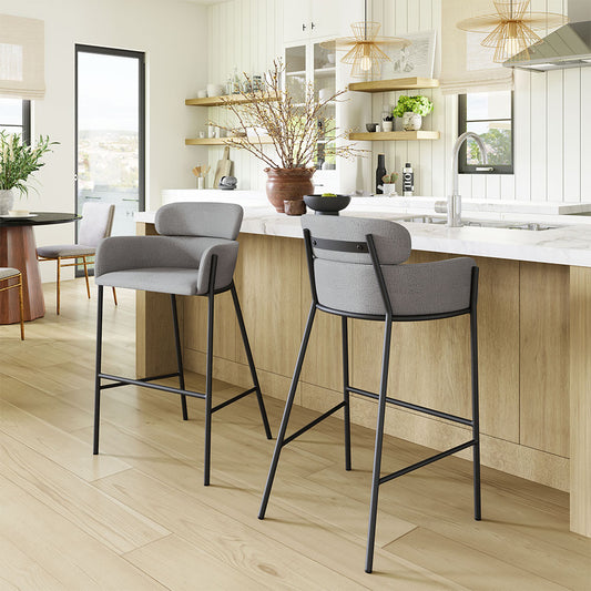 BREMOR BARSTOOL SLATE GRAY
