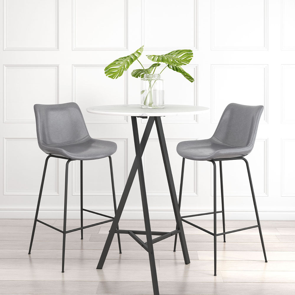 BYRON BARSTOOL GRAY