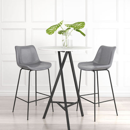 BYRON BARSTOOL GRAY
