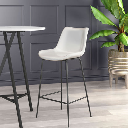BYRON BARSTOOL WHITE