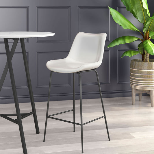 BYRON BARSTOOL WHITE
