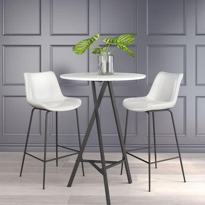 BYRON BARSTOOL WHITE