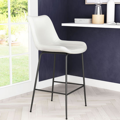 BYRON COUNTER STOOL WHITE