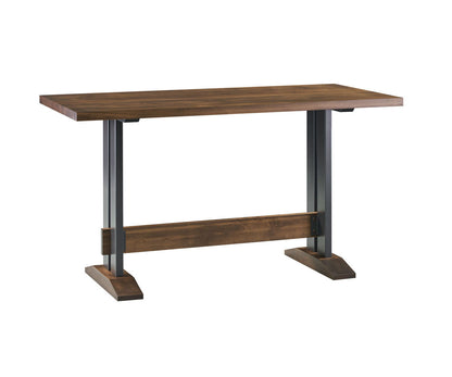STRAIGHT EDGE COUNTER TABLE WITH BROOKLYN BASE