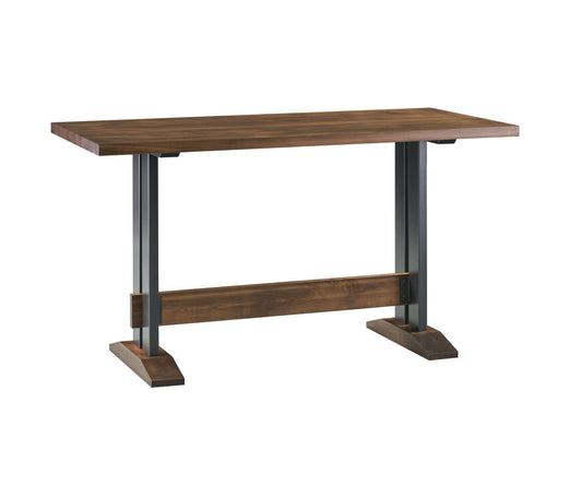 STRAIGHT EDGE COUNTER TABLE WITH BROOKLYN BASE