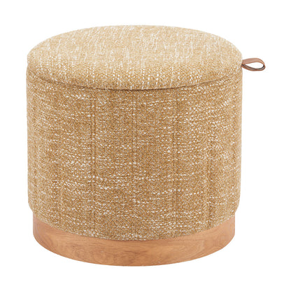 FIJE STORAGE OTTOMAN OAT YELLOW