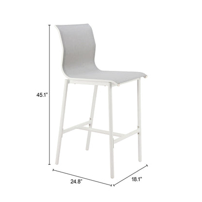 NAJI BARSTOOL GRAY