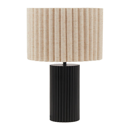 AURORA TABLE LAMP BEIGE & BLACK