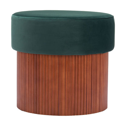 BOTO STORAGE OTTOMAN GREEN