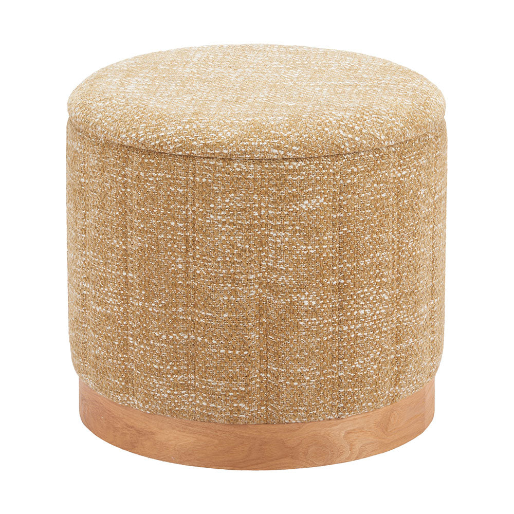 FIJE STORAGE OTTOMAN OAT YELLOW