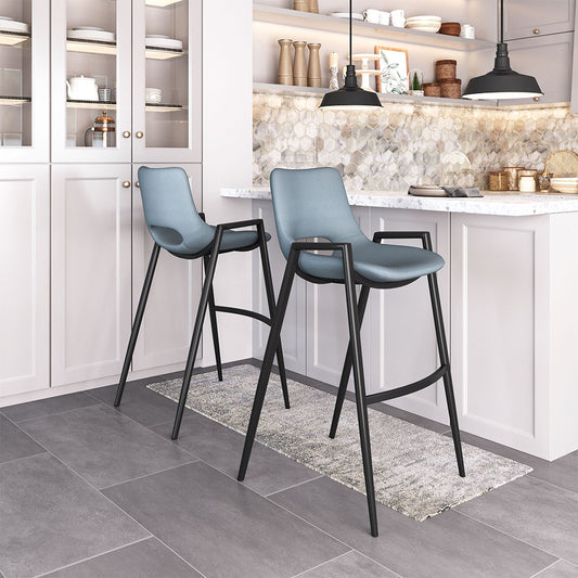 DESI BARSTOOL AZURE GRAY
