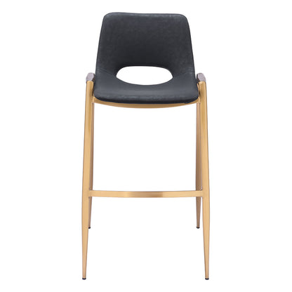 DESI BARSTOOL BLACK & GOLD