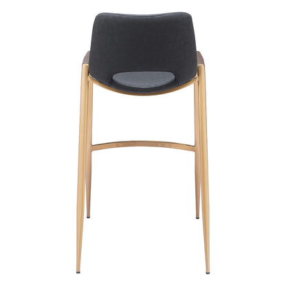 DESI BARSTOOL BLACK & GOLD
