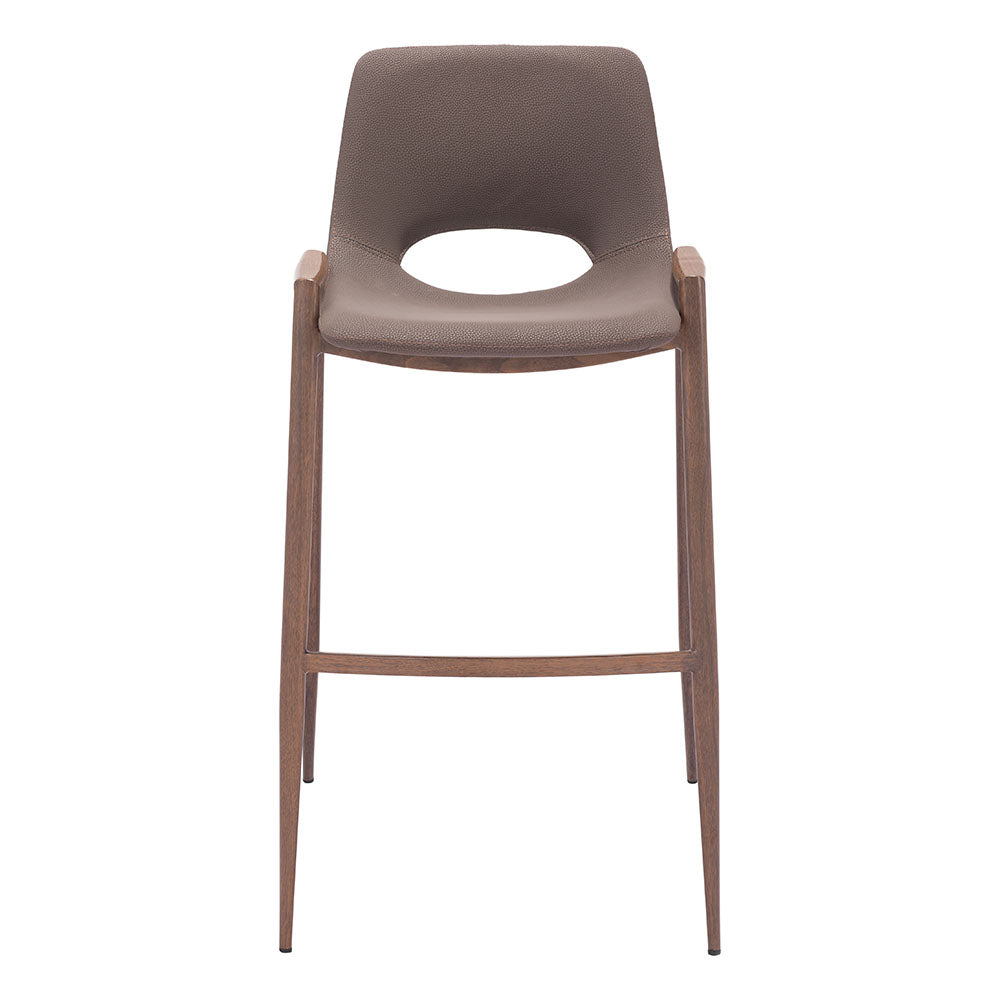 DESI BARSTOOL BROWN & WALNUT