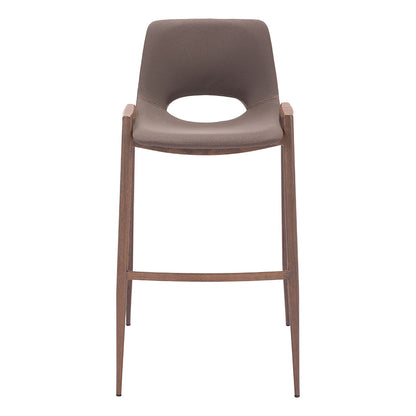 DESI BARSTOOL BROWN & WALNUT