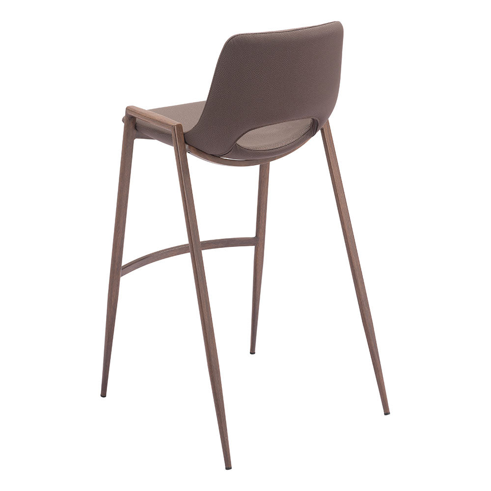 DESI BARSTOOL BROWN & WALNUT