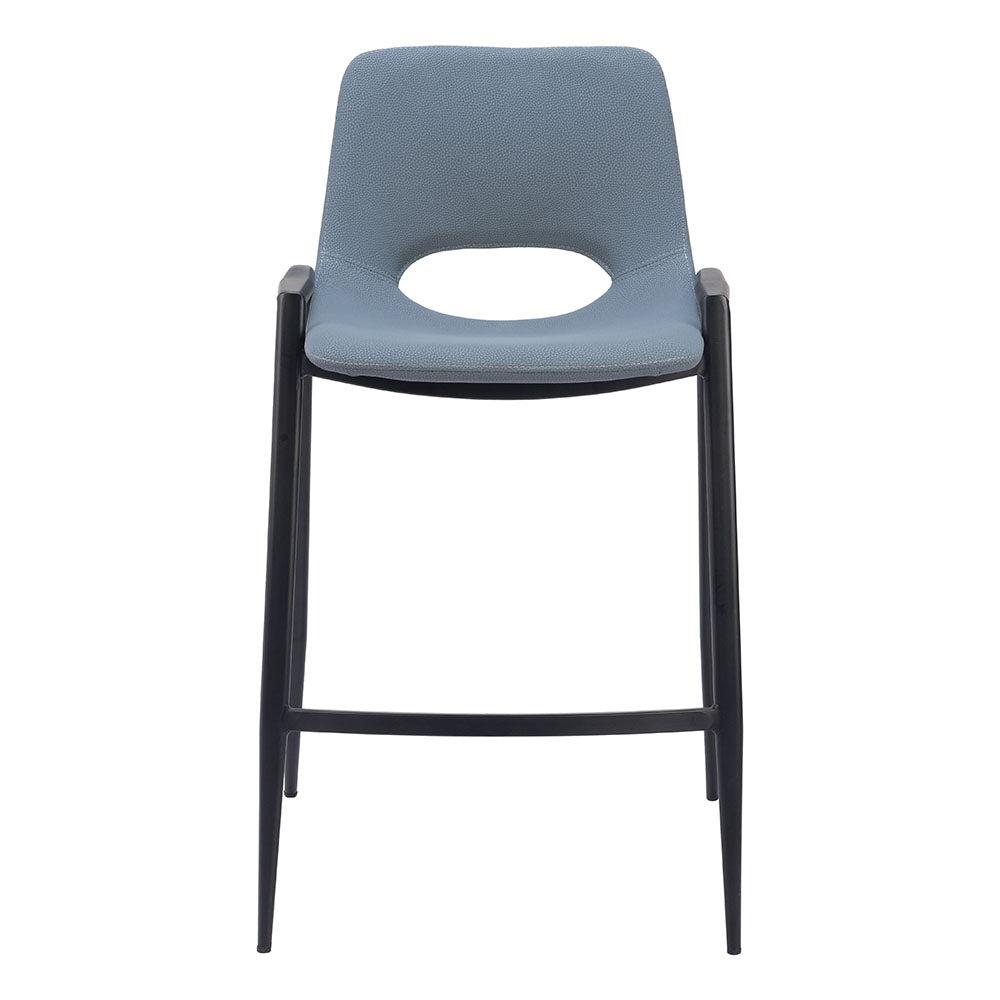DESI COUNTER STOOL AZURE GRAY