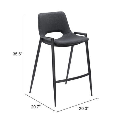 DESI COUNTER STOOL BLACK