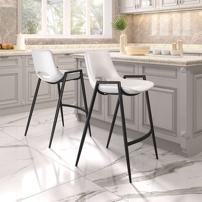 DESI COUNTER STOOL WHITE
