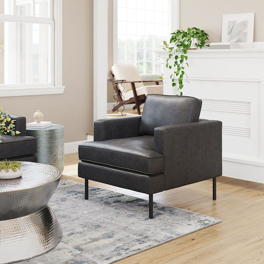 DECADE ARMCHAIR VINTAGE GRAY