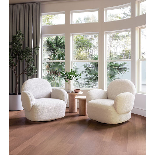 PILKA SWIVEL CHAIR WHITE