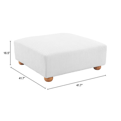 TAYTE OTTOMAN WHITE