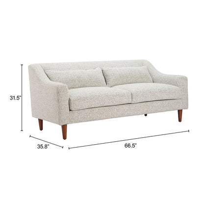 KOSELI LOVESEAT PEWTER GRAY