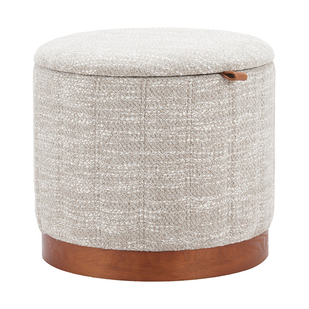 FIJE STORAGE OTTOMAN GRAY