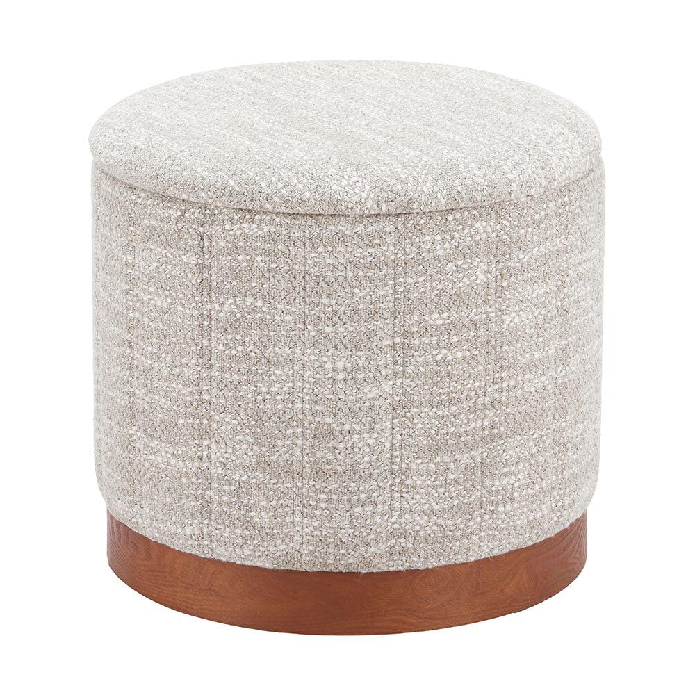 FIJE STORAGE OTTOMAN GRAY