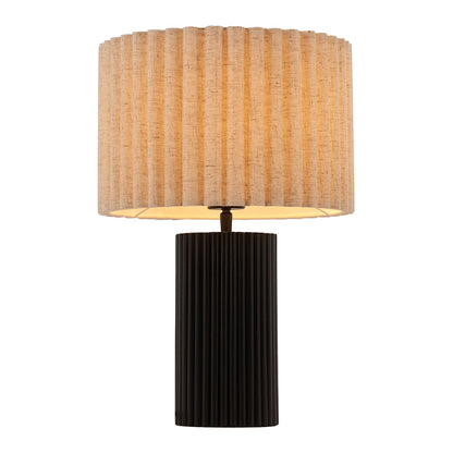 AURORA TABLE LAMP BEIGE & BLACK