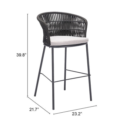 FREYCINET BARSTOOL BLACK