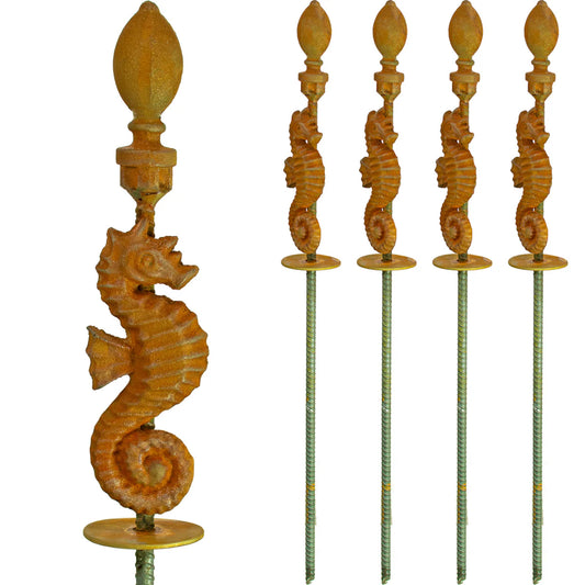 SEAHORSE SENTINEL GARDEN HOSE STAKE GUIDES