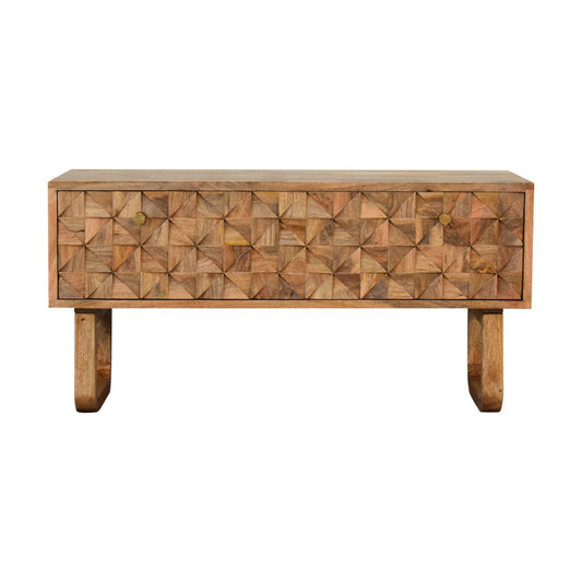‘U’ Oak-ish Pineapple Bench